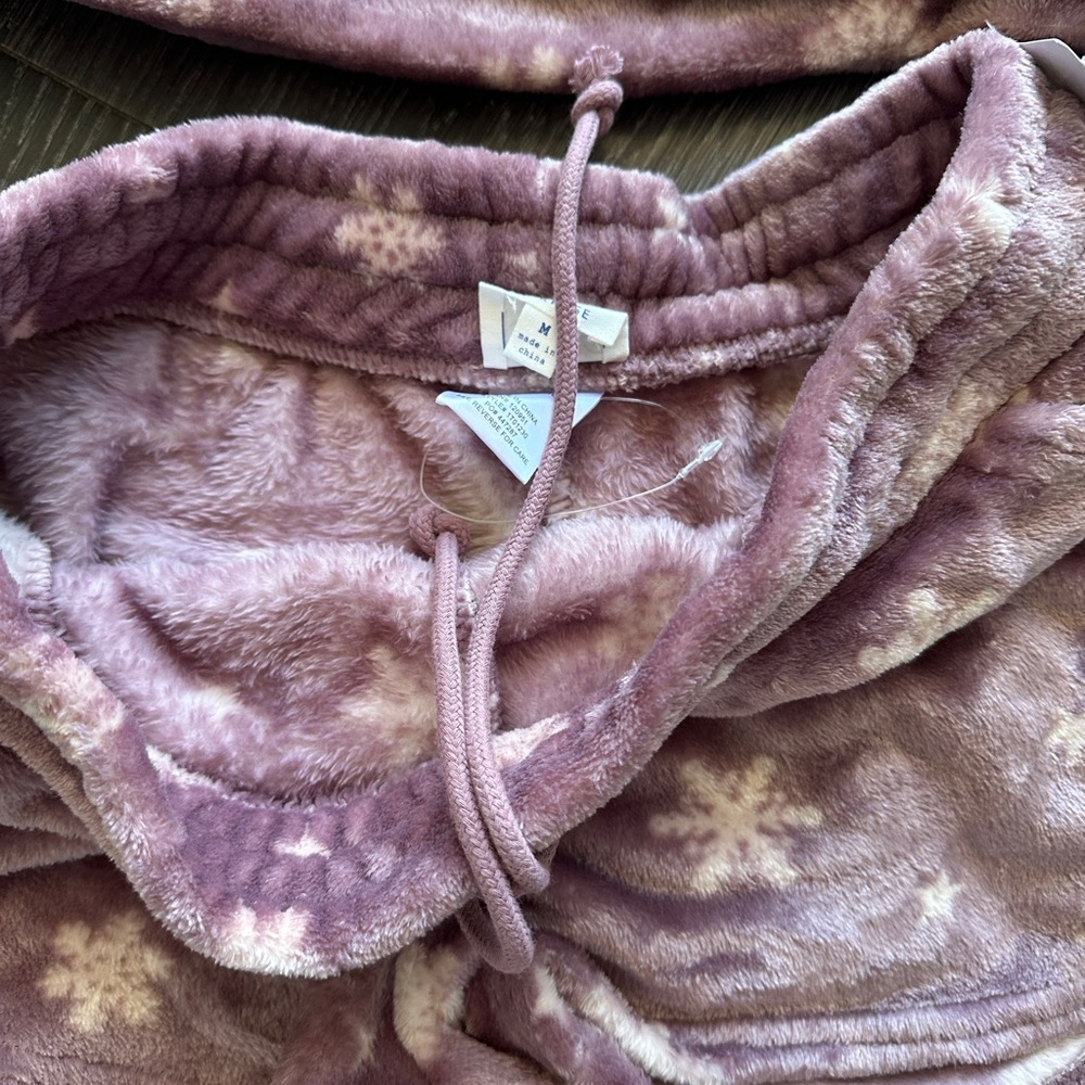 Plush Pink Tie-Dye SET / M / NWT